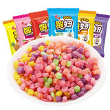 酸妞软糖q水果糖8090后小时候混合果味糖果童年儿时回忆怀旧零食 随机混合味约120包