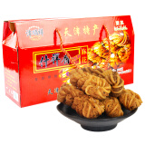 津顺祥 天津特产夹馅大麻花礼盒（多口味混装）500g/盒