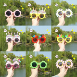 全品屋 小红书生日眼镜派对装饰成人儿童网红拍照搞怪眼镜道具 生日眼镜3款混装