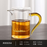 玻韵 泡茶杯红茶绿茶泡茶器玻璃过滤内胆茶具耐热功夫泡茶壶小套装 黄把泡茶壶