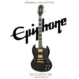 epiphone电吉他SG Custom EB 耀夜黑Gibson青春版恶魔角易普锋