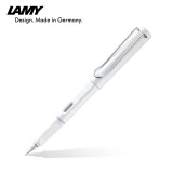 凌美（LAMY）钢笔 狩猎系列练字正姿钢笔学生文具办公礼品 毕业礼物企业团购 白色19WH-0.7mm