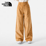 The North Face北面休闲裤女户外舒适灯芯绒阔腿长裤81S9 卡其色/I0J 6
