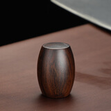 杰艺黑檀木盖置盖托紫砂茶壶盖碗盖子杯托架中式高端茶器壶承茶具配件 黑檀木【盖置】椭圆