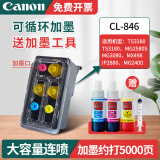 佳能（Canon）PG845/CL846打印机墨盒适TS3380 3180 MG3080 2580S 原装彩色846墨盒【升级连喷加墨】