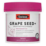 Swisse斯维诗 葡萄籽烟酰胺片 原花青素VC淡化色素 提亮肌肤 保护皮肤 【改善暗黄肌肤】葡萄籽烟酰胺片 300片*1瓶