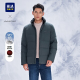 海澜之家（HLA）羽绒服男款轻商务经典系列石墨烯外套男冬季 深灰4H L 175/92A 推荐140-160斤
