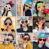 东之天地 搞怪生日眼镜 网红搞笑玩具墨镜 闺蜜派对装饰拍照场景布置道具 【3副】主图编号259款