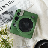 JUNESTAR适用于富士拍立得mini90相机包mini12硅胶保护套Instax Mini40EVO相机壳富士X-T50皮套摄影防摔壳 硅胶保护套-mini99-绿色