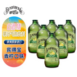 宾得宝（Bundaberg）含气青柠汁饮料375ml*6玻璃瓶装 澳州原装进口发酵果汁气泡水