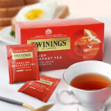 川宁（TWININGS） 茶叶红茶早餐经典红茶进口茶叶下午茶袋泡茶包 可冷泡 2盒2g*50袋有效期至26年11月
