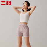 三枪【纯棉宽松】女内裤防走光安全裤印花短裤透气女士平角裤