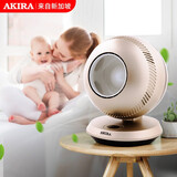 爱家乐新加坡爱家乐（AKIRA）家用无叶风扇空气循环扇直流遥控定时儿童风扇落地扇 Q7金色