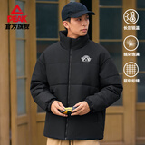 匹克棉服男冬季保暖百搭篮球文化面包服休闲保暖棉衣女外套DF544300