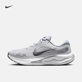 耐克（NIKE）官方JOURNEY RUN男子公路专业跑步鞋秋季缓震反光FN0228 104白/金属银/黑/灰石板蓝/赛车蓝 40