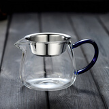 鸿世家（HYOSICA） 玻璃公道杯 加厚耐热玻璃杯大号滤茶杯304不锈钢茶漏分茶器套装 玻璃公道杯+304茶漏