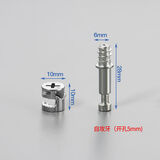 蕉京三合一连接件螺丝螺母偏心轮床衣柜抽屉板式办公桌组装紧固配件 (10轮+28自攻金属杆)20套