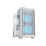 骨伽 小乘风MX600 mini 台式玻璃侧透机箱 支持MATX主板360水冷/网孔面板 白