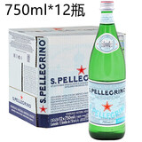 圣培露气泡水 新日期 苏打水味充气矿泉水 意大利原装进口天然饮用水 750ml玻璃瓶*12瓶 整箱