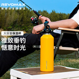 REVOMAX瑞虎保温杯大容量户外水杯男女登山便携保温保冷杯向日葵黄950ml