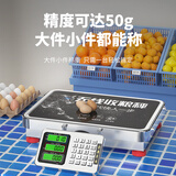 蓉城（RONGCHENG）手提无线电子秤重台秤商用秤移动称公斤大型分体式电子称地磅秤快递小型台秤计价秤落地磅秤高精度 200KG大显不锈钢款320*420台面