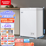 澳柯玛（AUCMA）100升家用低霜小冰柜 商用冷藏柜冷冻柜转换 母乳冰柜小型冰箱冷柜 一级能效 BC/BD-100H 以旧换新