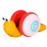 牛摇抖音同款牵线蜗牛拖拉学步玩具车小狗拉车婴儿童拉绳拉线1-2岁男3 牵绳蜗牛-黄色-带灯光音乐