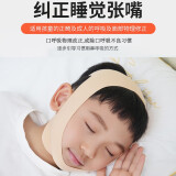 大人有喜腺样体面容矫正器腮腺术后头套下颌套儿童闭嘴贴弹力绷带塑脸面罩 肤色
