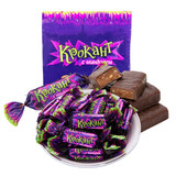 IZP 进口紫皮黄华生巧克力夹糖花生果仁夹心糖年货喜糖KDV 紫皮糖500g*1包