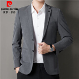 皮尔卡丹（pierre cardin）西装男春秋季新款商务休闲修身小西服中青年单西外套男两粒扣西装