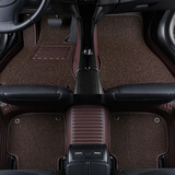 荷宝汽车脚垫适用于一汽大众上汽大众进口大众所有系列车型专车定制 浓情咖+仿羊绒 捷达宝来速腾高尔夫迈腾高尔夫GTI探岳CC嘉旅蔚领