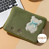 暖忆（nuanye）充电热水袋暖手宝电暖宝暖水袋IP款双插手小熊绿色