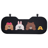 潮九玩五汽车坐垫夏季四季通用单片主驾驶车内座椅垫车载后排座垫夏季座套 趴姿组合后座【单片】