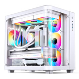 乔思伯（JONSBO）TK-3白色 曲面海景房ATX机箱（双360冷排/ATX电源/10风扇位/Type-c Gen2 10Gbps+）