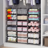 蔻丝 衣柜隔板分层架隔断置物架整理架宿舍神器收纳免打孔柜子 3列6层