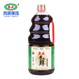 苏美苏美头道白汤酱油1.9L桶装苏之鲜凉拌炒菜纯粮酿造淮安特产 浅金黄色发1瓶 1900ml苏之鲜头道白汤*1桶