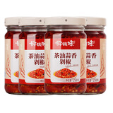 好韻味 好韵味茶油蒜香剁椒258*4湖南特产农家自制调味辣椒酱拌饭拌面 5瓶 258g茶油蒜香剁椒