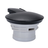 哈尔斯（haers）保温壶盖子施美乐品家杯盖通用水壶盖配件 1号盖子黑色