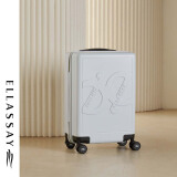 歌力思（ELLASSAY）柔和系列行李箱20英寸拉杆箱可登机箱男女小型密码旅行箱 雾霾蓝