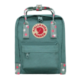 FJALLRAVEN北极狐双肩包kanken mini男女户外出游旅行包ipad包迷你背包23561 664/916霜绿色/五彩底纹 7L