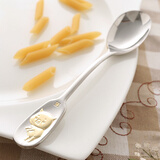 LIFEEYES 304不锈钢十二生肖创意长柄饭勺子可爱儿童小号汤勺学生餐勺套装 【猪】1支勺