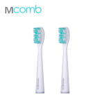 美看（Mcomb） Mcomb/美看M2M3标准刷头专业款清洁刷头适用于成人男女电动牙刷 白色灭菌刷头（一盒两支装） 两支装