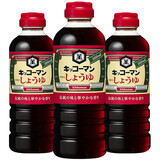 万字日本进口万字浓口酱油500ml*3瓶龟甲万酱油寿喜锅牛肉饭照烧汁 三瓶装