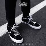 Converse匡威 One\/All Star 经典黑白翻毛皮男女鞋休闲运动板鞋 158369C 42