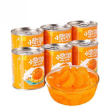 小覃同学橘子罐头 水果罐头礼盒夏日糖水饮品宜昌蜜桔休闲食品年货送礼 【店长推荐】312g*6罐【普箱】