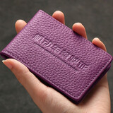 圣晏（SANGUINE）机动车驾驶证皮套行驶证件套证件包驾照本保护套 爱玛紫-字款 5窗+4卡位