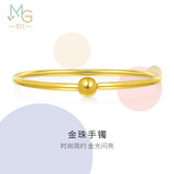 周生生足金光面黄金手镯传承素圈圆棍90194K计价06圈11.9克