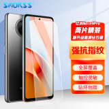 Smorss【2片装】适用红米Note9Pro钢化膜 红米note9pro手机膜 5G版非全屏覆盖高清淡指纹保护膜