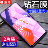 【2片装】骆尊 适用vivo iQOO Neo6钢化膜防窥iqooneo6se抗蓝光全屏防爆手机贴膜 全透明升级抗蓝光*2片装 iQOO Neo6/Neo6se