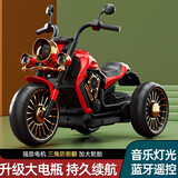 岙贝乐儿童玩具车1-3岁2女孩两岁男孩玩具一岁宝宝生日礼物小孩周岁礼 红【遥控+脚踩油门+灯光音乐】 六一儿童节礼物